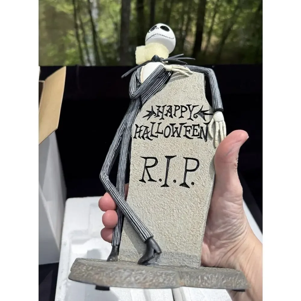 Disney Store JACK SKELLINGTON Nightmare Before Christmas HALLOWEEN Bobble NIB